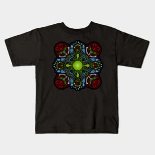 Samus Metroid mandala Kids T-Shirt